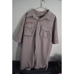 Boy Scout VENTED Official Uniform MICROFIBER Quick Dry SOFT Shirt MENS L TALL
